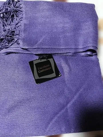 Excellent Cashmere 보라색 스톨