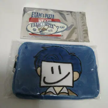 [ 익명 배송 ] EXAM with mellow 파우치 pizza 스티커