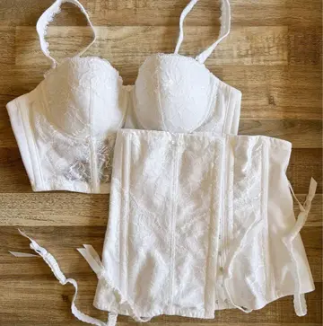 [ 새상품급 ] Triumph 트림프 브라이덜 이너 2품 세트