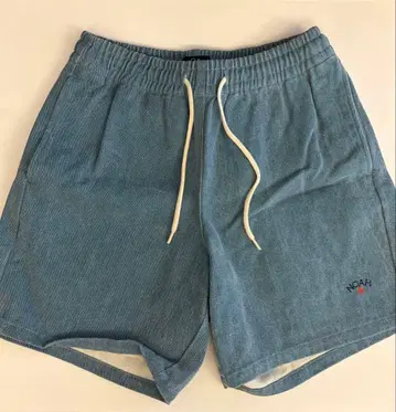 NOAH 데님 블루 숏팬츠