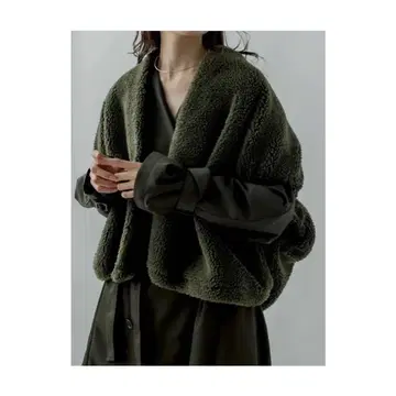 mystic 보아 베스트 포함 트렌치코트