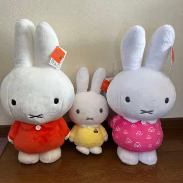 미피 봉제 인형 3체 세트 (특대형 2. SL 1)