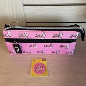 [ 미사용 새상품 ] BT21 COOKY 파우치 & 미니 캔 배치