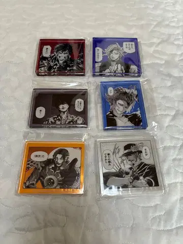 미개봉 새상품 종말의 발키리 명장면 아크릴 블록 6개 세트