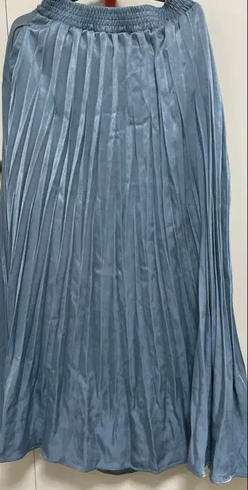 베이플로우 비치 플리츠 스커트 s 라이트 블루