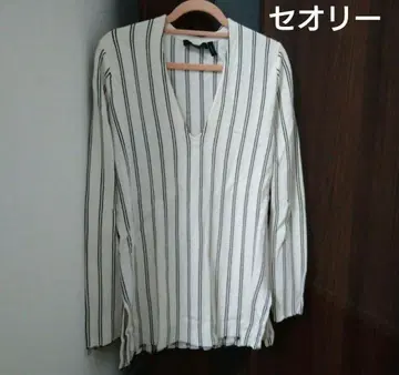 [ 인기 디자인 ] [ 레어 ] 띠어리 니트 Theory 스트라이프