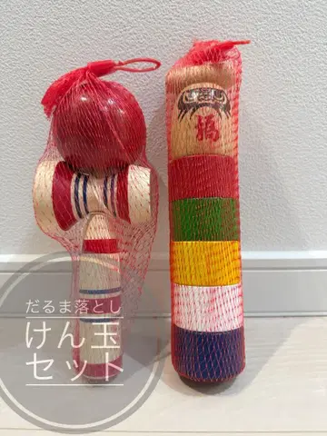 달마 놀이 켄다마 세트