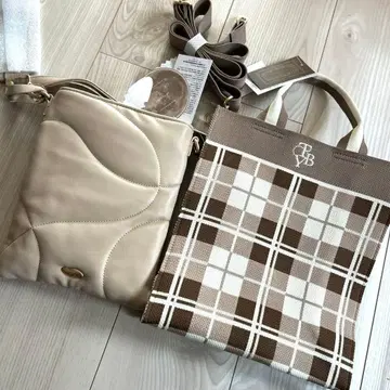 talby yumi 숄더백 새상품 완판템 토트백 체크