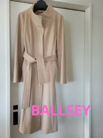 BALLSEY 베이지 롱 코트 38