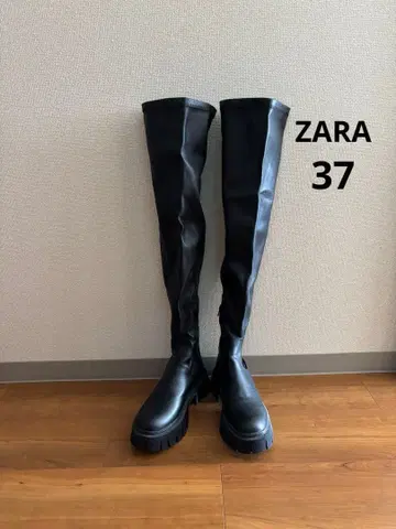 ZARA 니하이 부츠 37