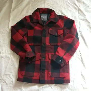 Eddie Bauer 플란넬 자켓 XS 레드 블랙 체크