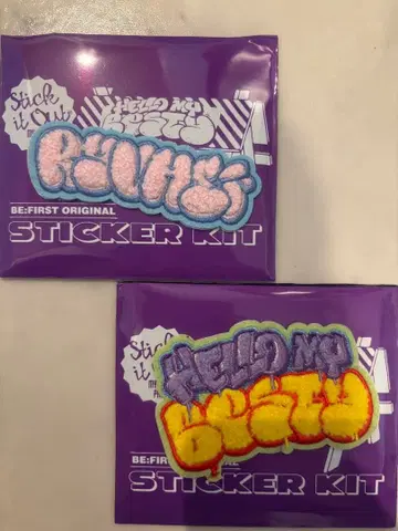 BE:FIRST 자수 스티커
