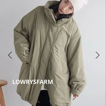 LOWRYSFARM 롤리스 몬스터 코트 그린