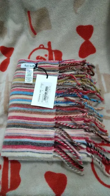 1010 미사용! 멋진 Paul Smith 스트라이프 머플러