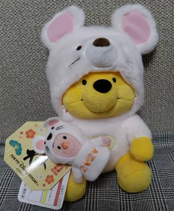 디즈니 리조트 2020년 푸우 봉제 인형 피글렛 손가락 인형 포함