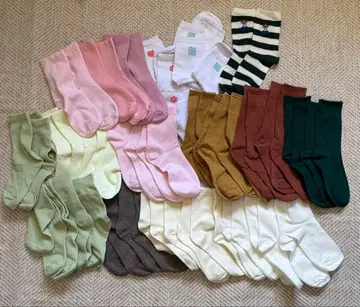 여성용 프리 크루 기장 묶음 판매 33족 세트