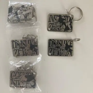 루팡 3세 메탈 플레이트 체인 키링