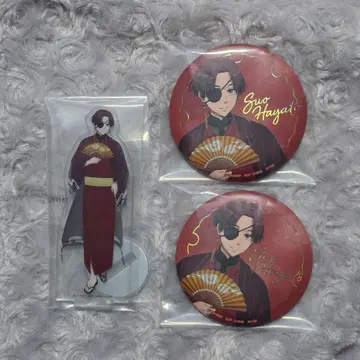 스오우 준토 윈브레 제일복권 아크릴 스탠드 캔뱃지 세트