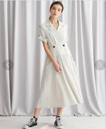 자켓 라이크 롱 원피스 STUDIOUS