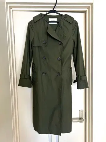 SLOBE IENA 올리브 그린 트렌치코트