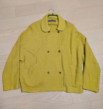 나카가와 마사시치 상점 머스타드 니트 자켓 알파카 100%