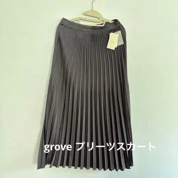 새상품 grove 플리츠 스커트