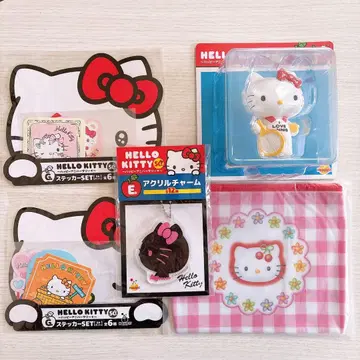 키티 50th 해피 기념일 A상 D상 E상 G상 해피 복권 5점