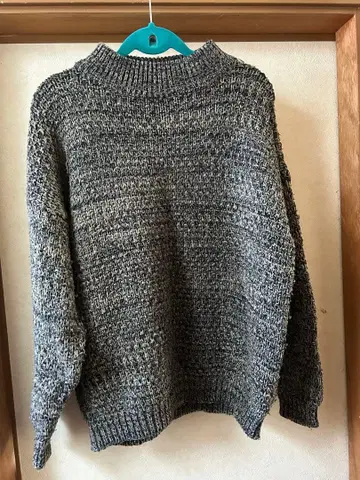 [ 빈티지 그레이 계열 하이넥 니트 스웨터 긴팔 ]