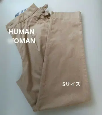 HUMAN WOMAN 면 팬츠 턱 포함 S사이즈
