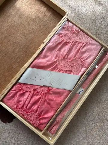 미레이 나무 오비 장식 천 허리띠 세트 미사용 새상품