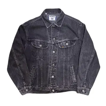 90s Lee 220 블랙 데님 자켓 USA제 M