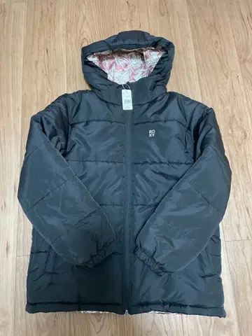 ROXY 블랙 패딩 자켓 M 사이즈