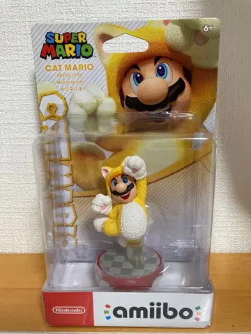 [ 새상품 미사용 ] amiibo 캣 마리오 (고양이 마리오)