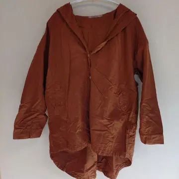 SUN VALLEY 후드 부착 브라운 자켓