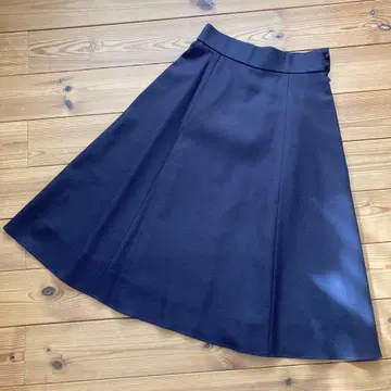 새상품급 KUMIKYOKU 플레어 스커트 브라운 S2,5호, 작은 사이즈