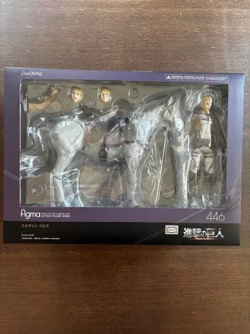 미개봉 새상품 figma 446 진격의 거인 엘빈 스미스 피규어