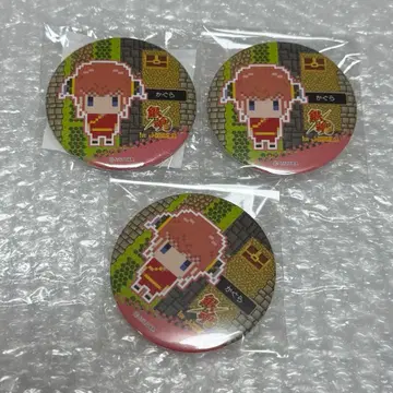 은혼 J-World 카구라 도트 그림 캔뱃지 3세트