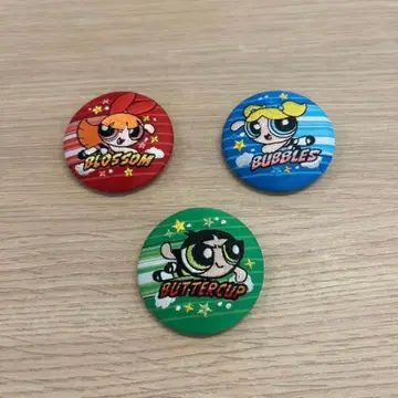 파워퍼프걸스 자수 캔뱃지