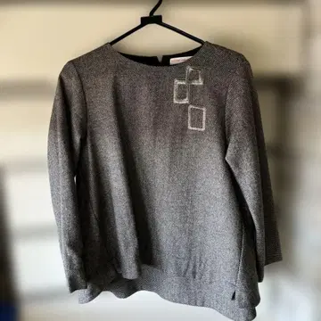 ST.CLOSET FRABJOUS 그레이 긴팔 튜닉 포멀