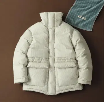 [ AURALEE x TEKLA ] STRIPE DOWN JACKET