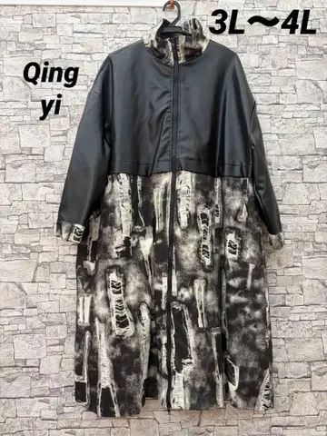 [ 새상품급 ] Qing yi 롱 코트 롱 원피스 3L
