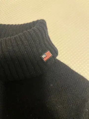 Polo Jeans Company 블랙 터틀넥 M