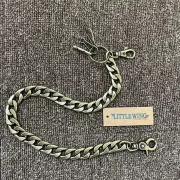 little wing 지갑 체인 골드