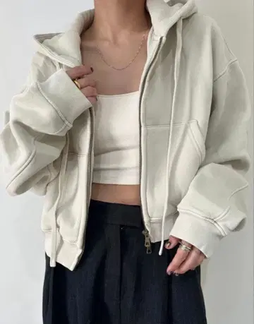 efu 에후 VINTAGE SHORT HOODIE 후드티 후디