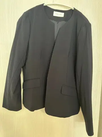 노카라 자켓 워셔블 W 크로스 노카라 자켓 수트