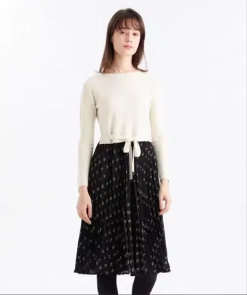 미사용 새상품 매킨토시 철학 스노우 드롭 원피스