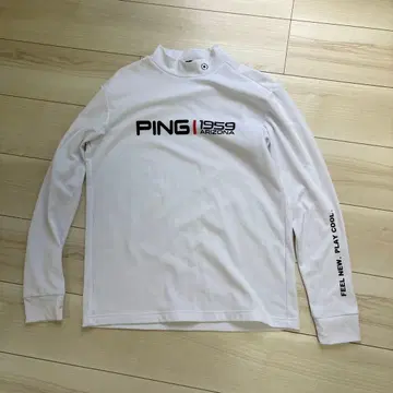 PING 화이트 긴팔 셔츠 M 사이즈