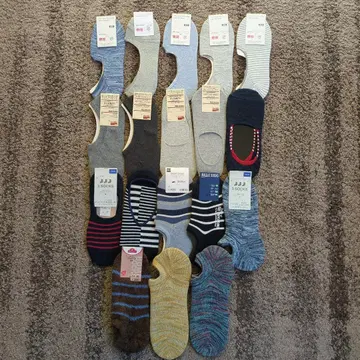 커버, 숏 남성용 삭스 18켤레 세트