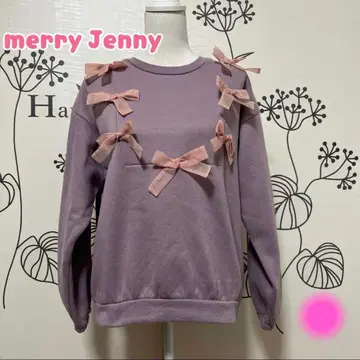 193 메리제니 보라색에 핑크 쉬폰 리본 속기모