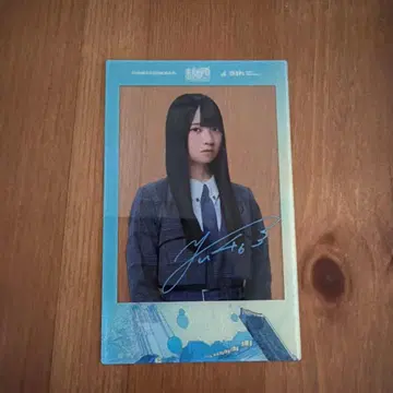 히나타자카46 신참자 폴라로이드풍 클리어 카드 사토